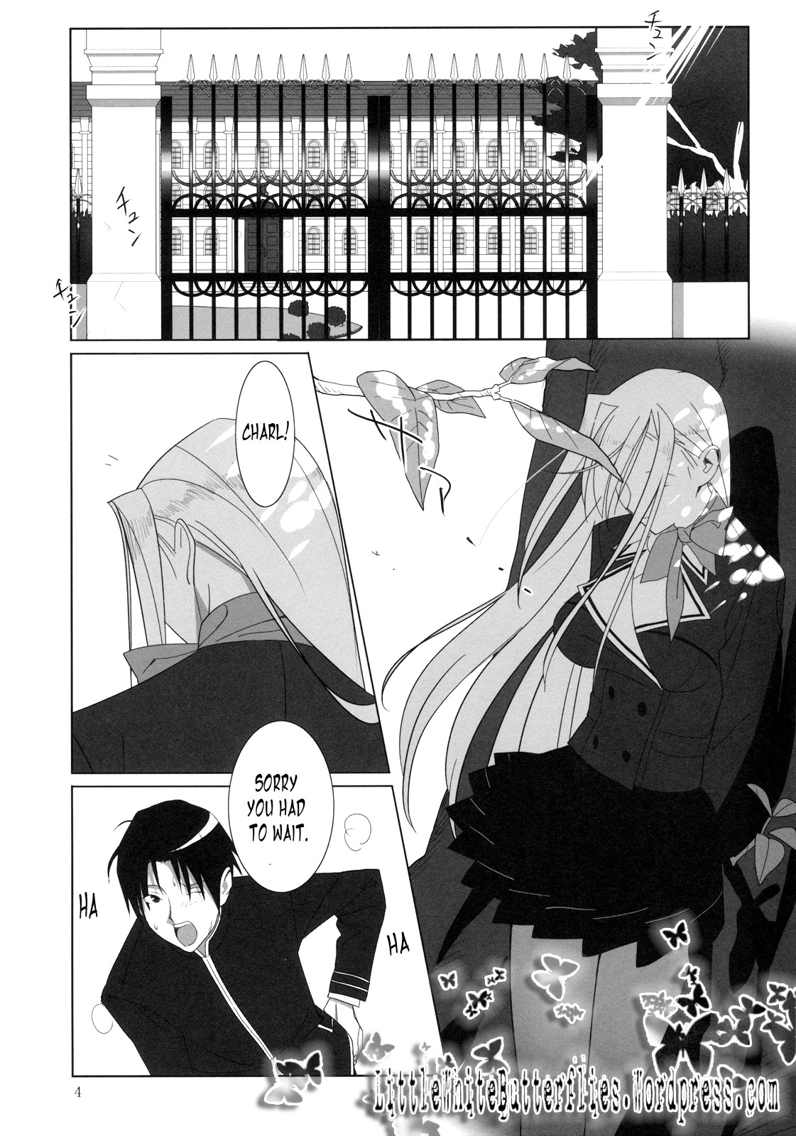Admired beautiful flower.   =Manshiro+Nemesis= page 3 full