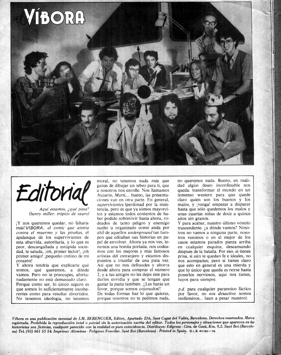 El Vibora #1 page 2 full
