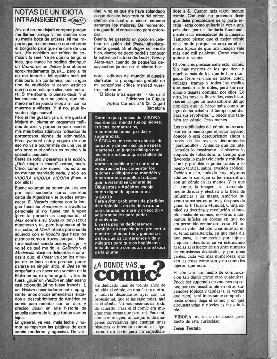 El Vibora #1 page 4 full