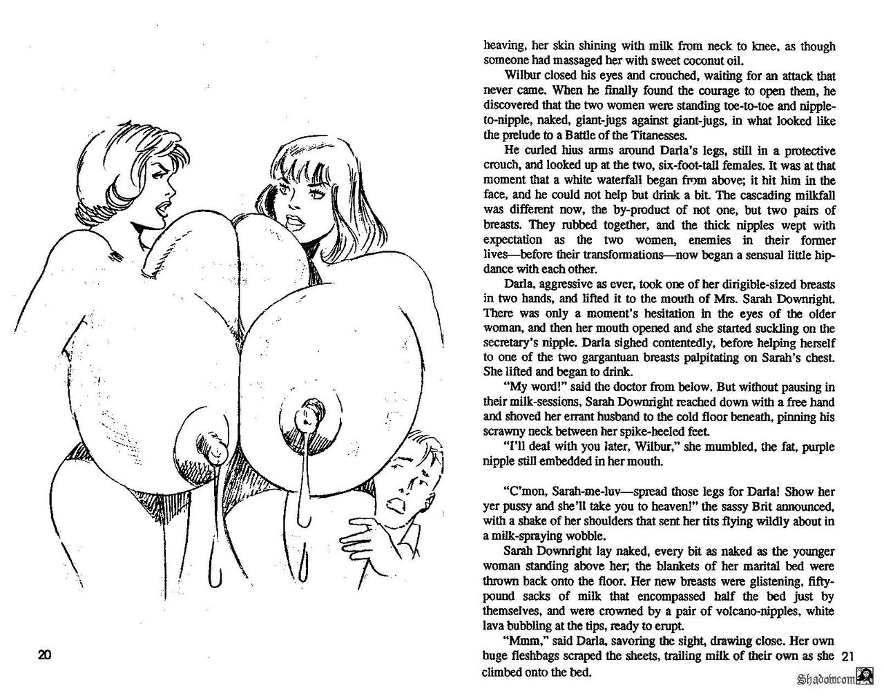 Tremendous Tit Tales #3 - Mammoth Milk Mistresses page 12 full