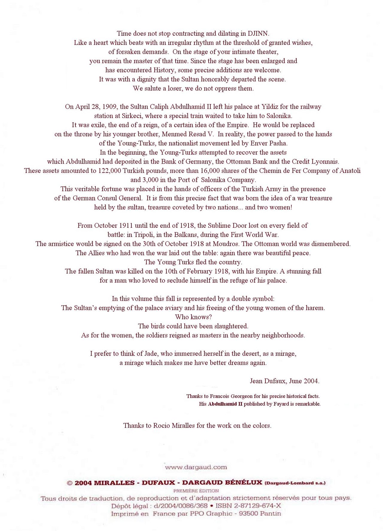 Djinn - Volume #4: The Treasure page 3 full