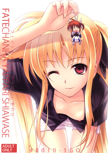(C74) [40010 1-GO (40010Prototype)] Fate-chan ha Yappari Shiawase (Mahou Shoujo Lyrical Nanoha) cover