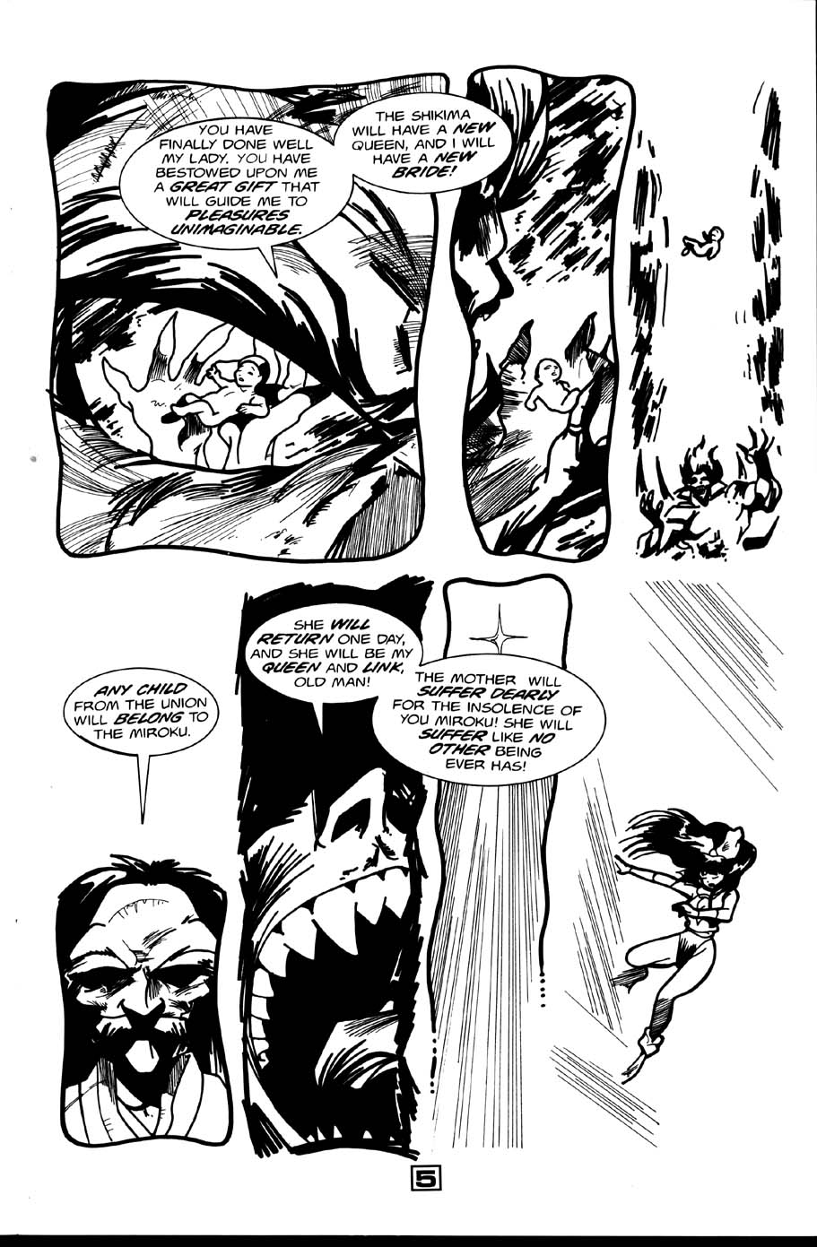 La Blue Girl - Volume #10 page 6 full