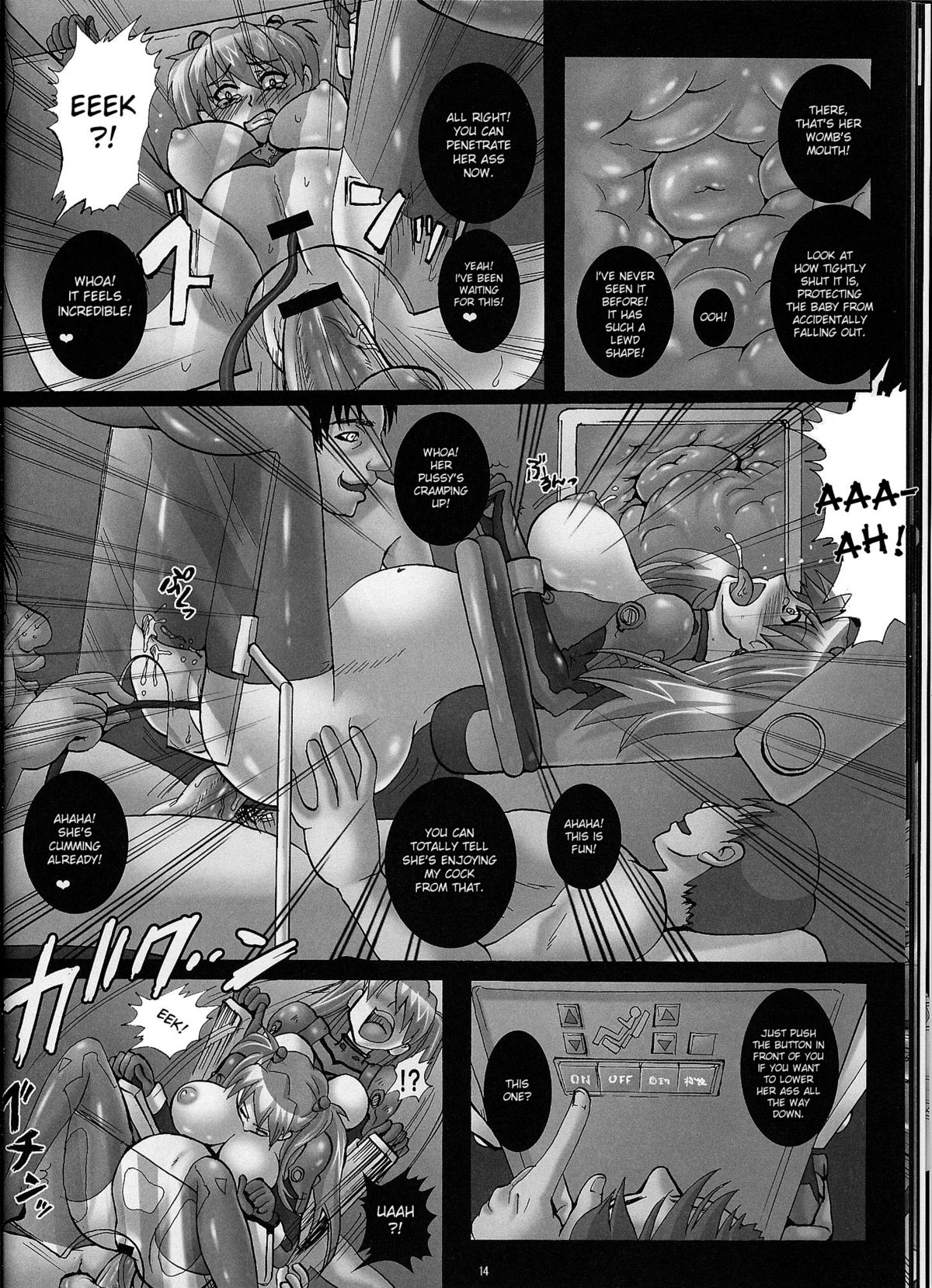 Shinryou dai no Botai Omocha ～ Asuka, Ninshin 6 Kagetsu ～ | A Womb To Play With On The Treatment Table page 12 full