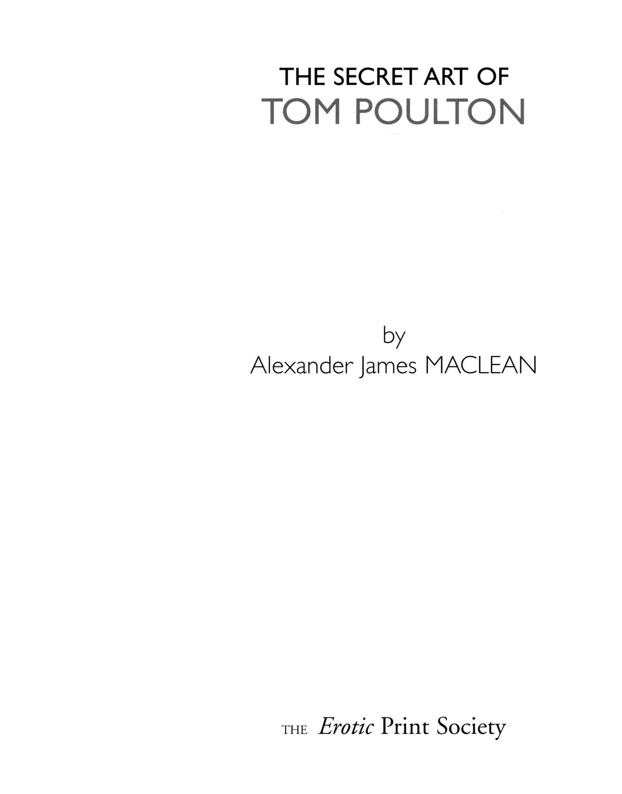 The Secret Art of Tom Poulton page 3 full
