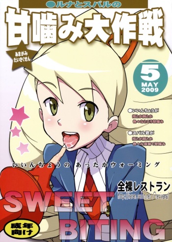 (Puniket 19) [Zenra Restaurant (Heriyama)] Luna to Subaru no Amagami Daisakusen (Megaman Star Force / Ryusei no Rockman) cover