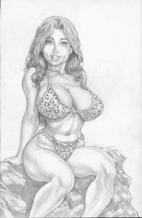 Cavewoman - Drawings & Sketches page 11 full