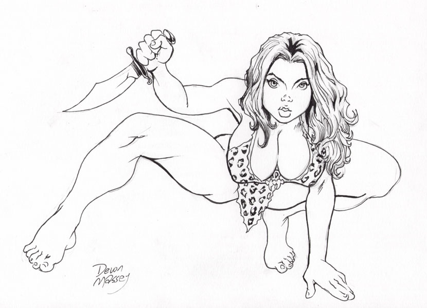Cavewoman - Drawings & Sketches page 4 full