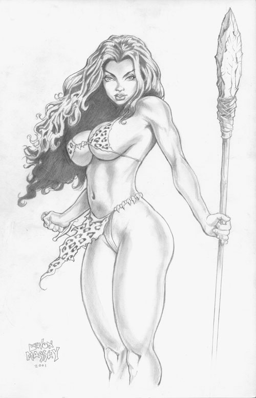 Cavewoman - Drawings & Sketches page 5 full