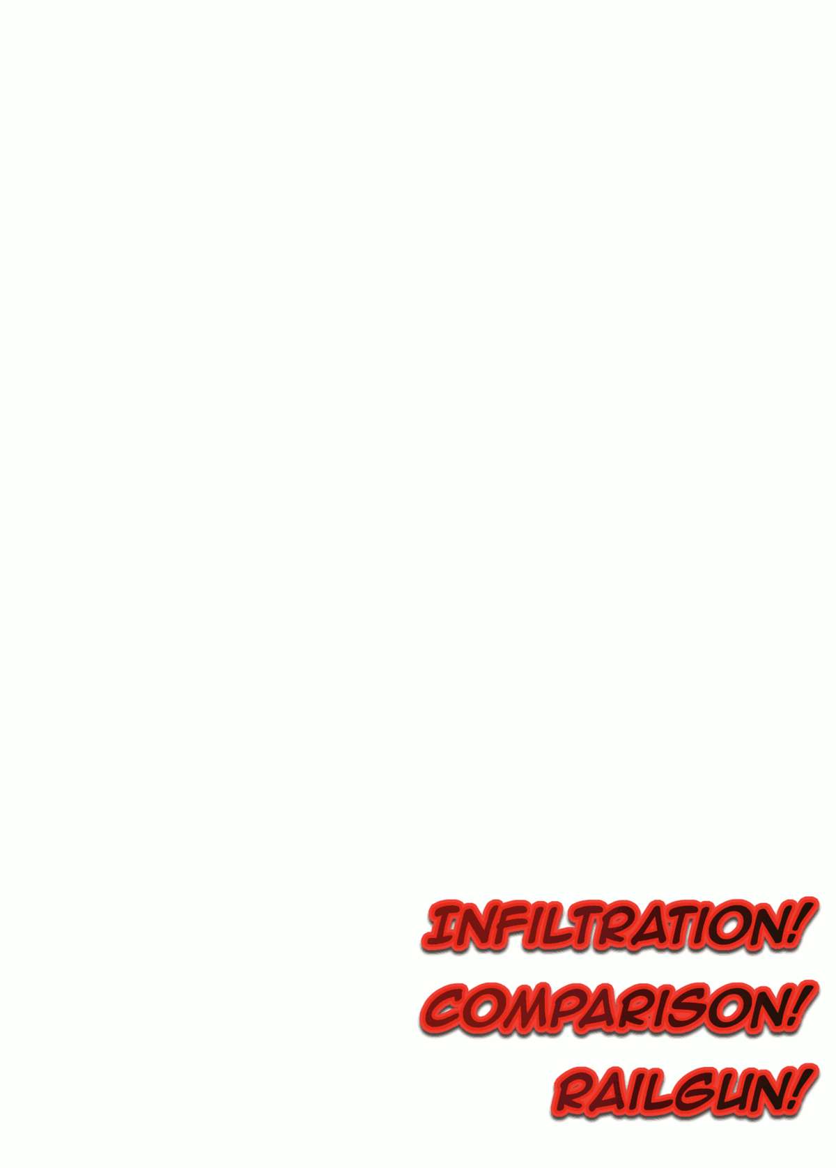Sennyuu! Ajikurabe! Railgun! | Infiltration! Comparison! Railgun! page 2 full