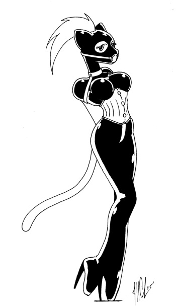 [Transformation Latex] Sebastian Blackcat: Furry Art cover