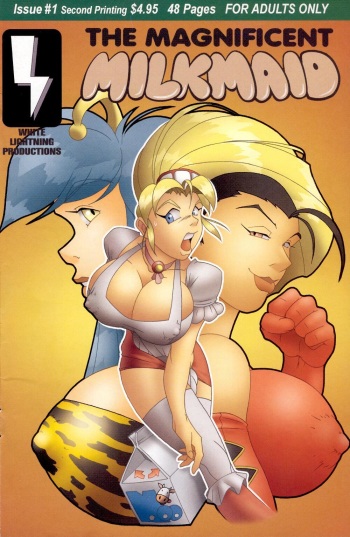 [John Barrett, John Timms, The Brothers Grinn] The Magnificent Milkmaid #1 cover