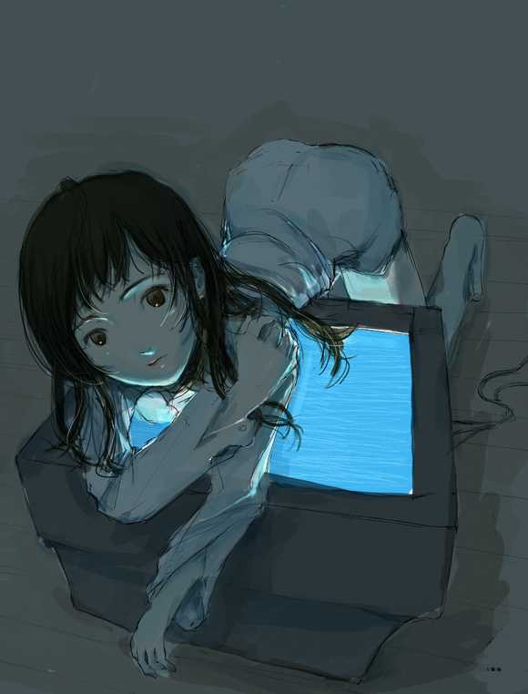 Digital Broadcasting Girl   =Calyx= page 1 full