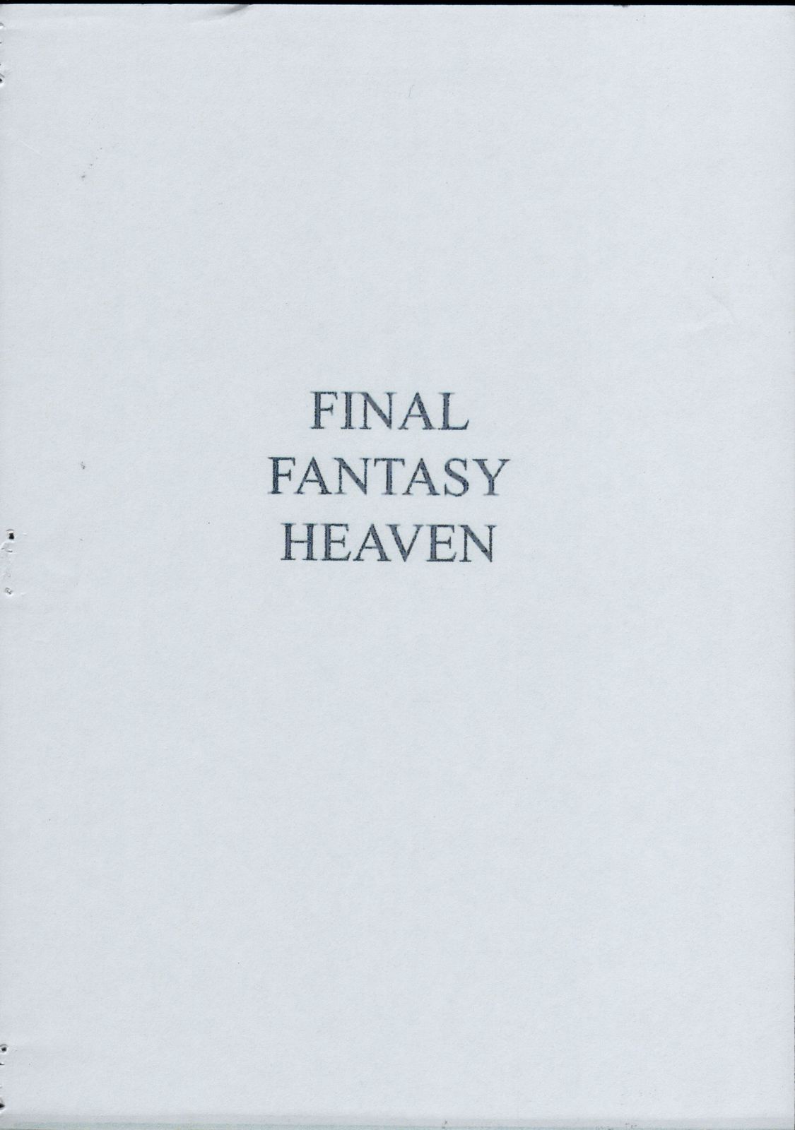 Final Fantasy Heaven Vol. 02 page 12 full