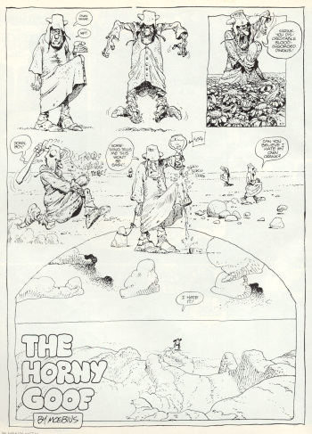 [Moebius] The Horny Goof cover
