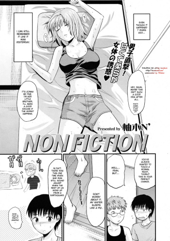 [Yuzuki n Dash] Non Fiction (Comic Tenma 2009-06) [English] {desudesu} cover