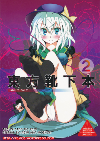 (Reitaisai 6) [Usotsukiya (Oouso)] Touhou Kutsushita Bon 2 | Touhou Sock Book 2 (Touhou Project) [English] [ReMoe] cover