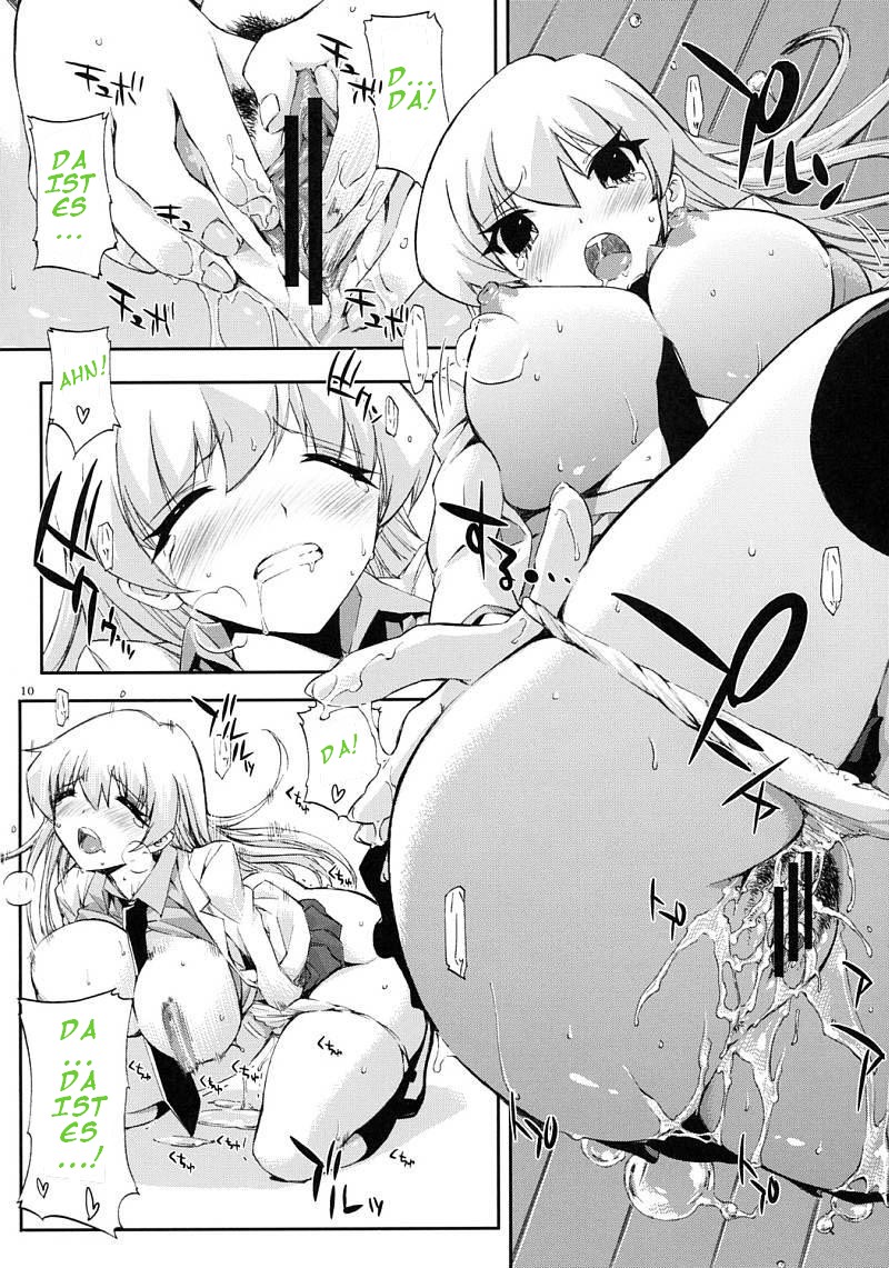 Tensai to Shikenkan to Hakui to Aoi Kami no Eroi Hon page 8 full