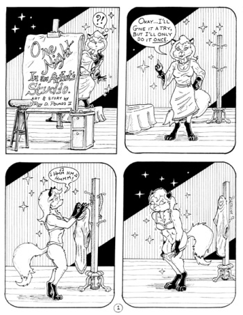 [Roy D. Pounds II] One Night In An Artist's Studio cover