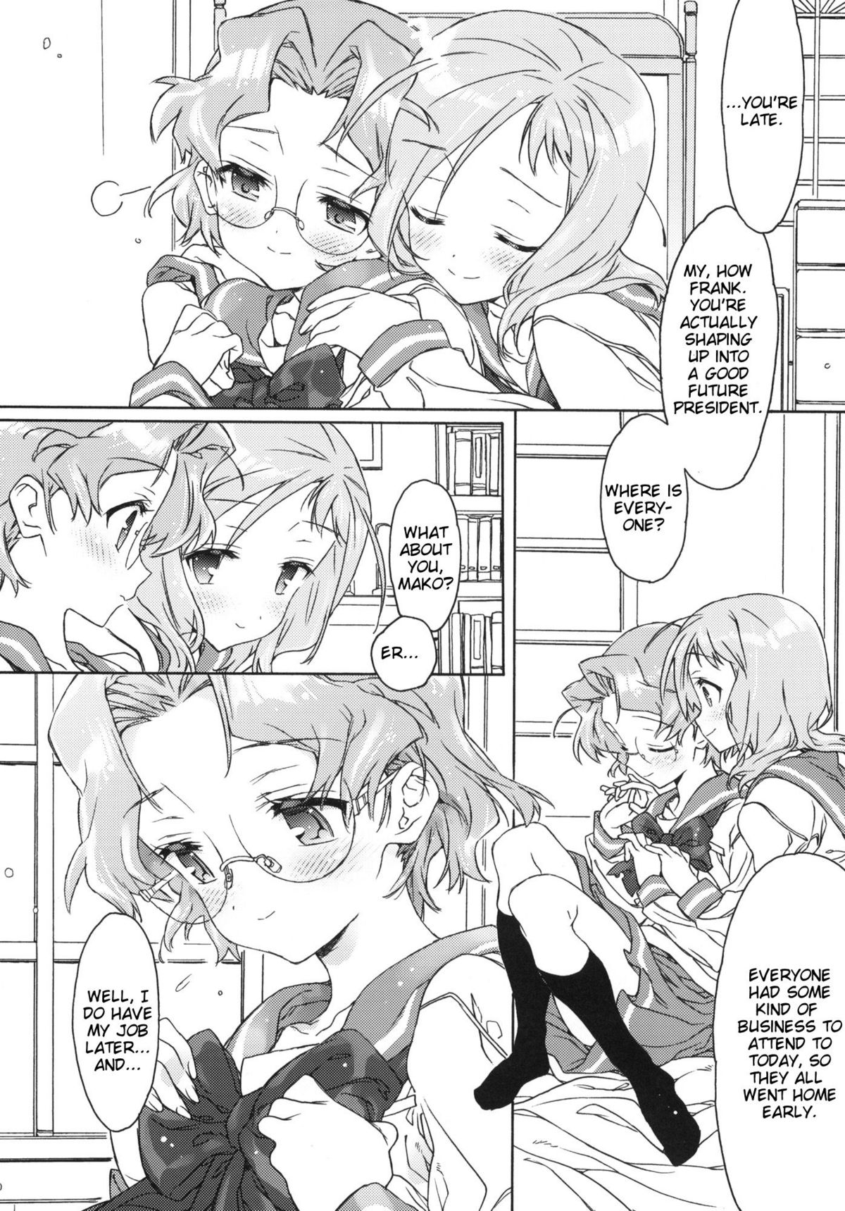 Buchou-san to Jiki Buchou. | President and Next President page 10 full