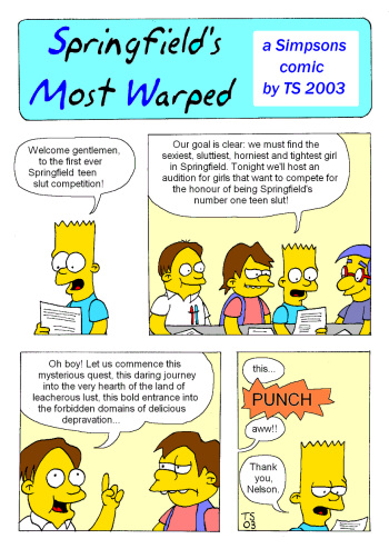 [Tommy Simms] Springfield's Most Wanted (The Simpsons) cover
