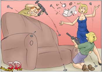 [Dennis the menace] Playing with guns cover
