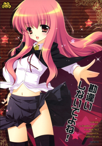 (COMIC1) [Shigunyan (Shigunyan)] Kanchigai Shinaideyone! (Zero no Tsukaima) cover