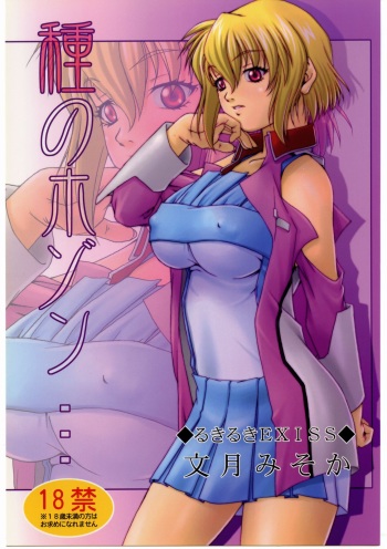 (C67) [Ruki Ruki EXISS (Fumizuki Misoka)] Tane no Hozon ... (Gundam SEED DESTINY) cover