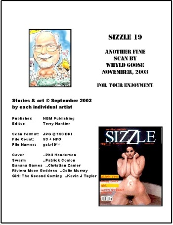 Sizzle comix #19 cover