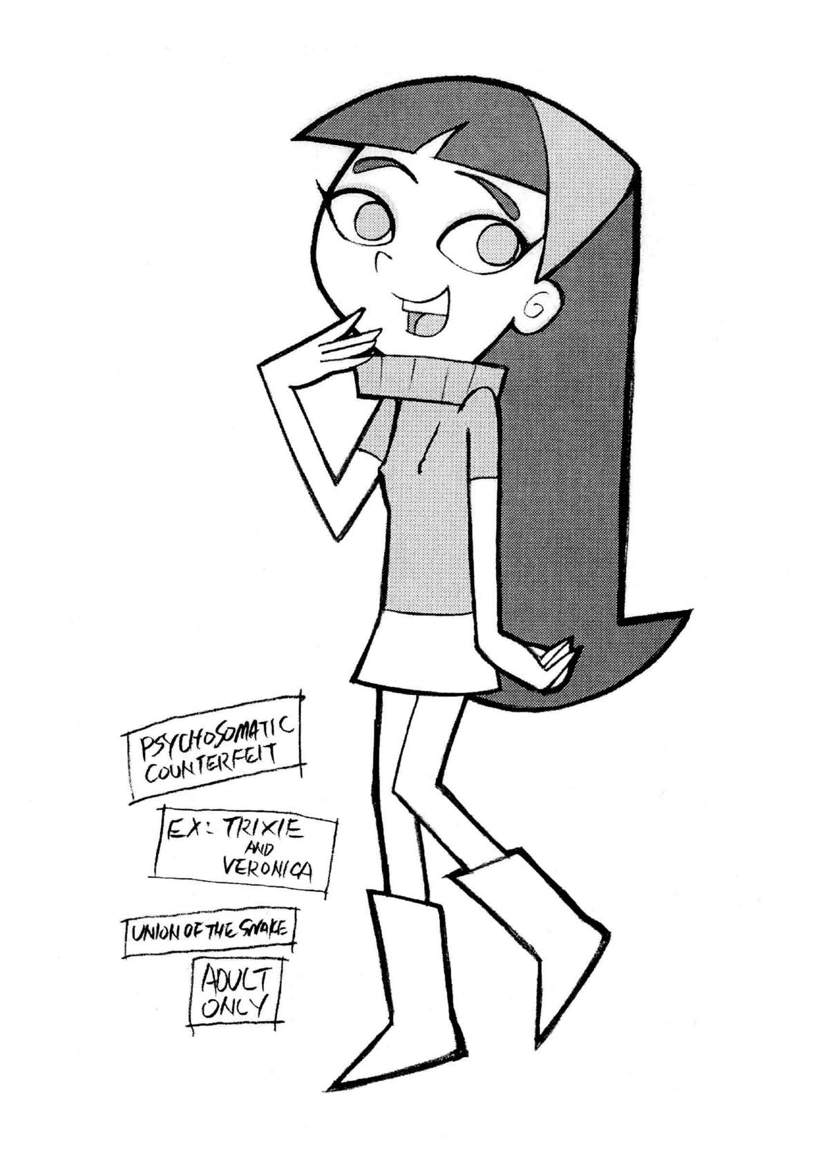 Psychosomatic Counterfeit Ex: Trixie & Veronica page 1 full