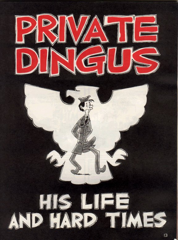Private Dingus - His Life and Hard Times page 1 full