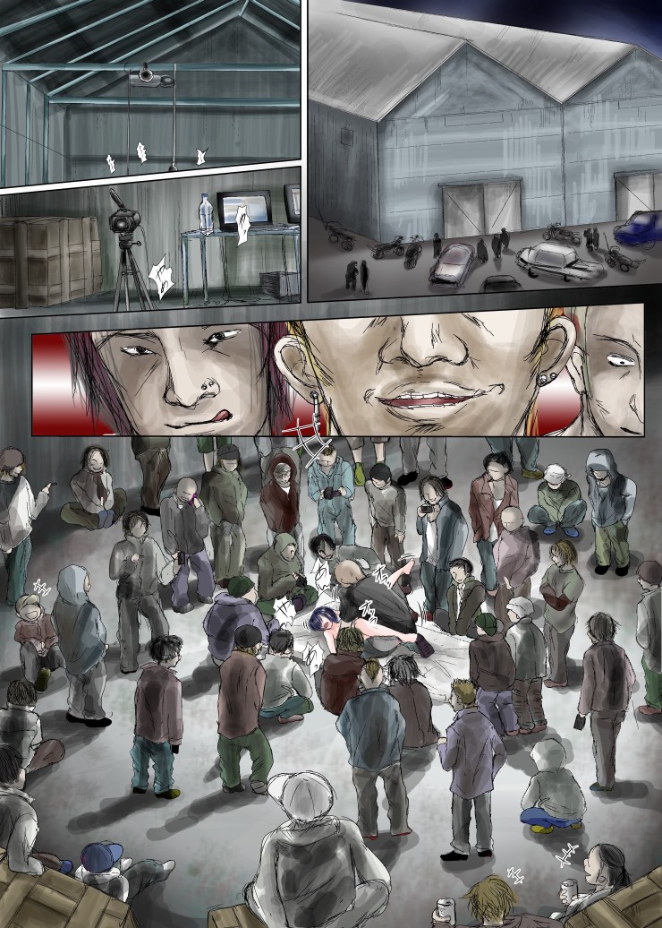 Namaiki na Furyou Shounen to Takabisha Onna wo Souko ni Rachitte Shuudan Rape Shitatta page 12 full