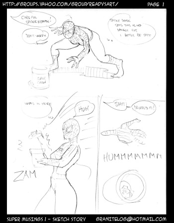 [Readysart] Super Musings #1 (Spider-Girl) cover
