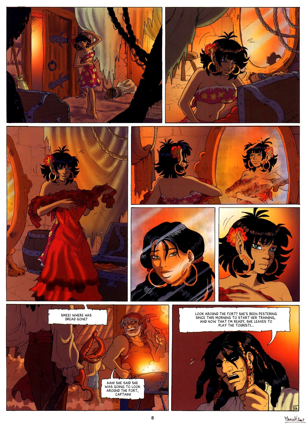 Dread Mac Farlane #2: The Crocodile's Time page 10 full