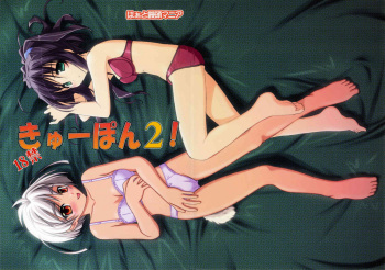[Heart Manju Mania (Akata Izuki, Matsumori Shou)] Q-Pon 2! (Cocoro-Navi) cover