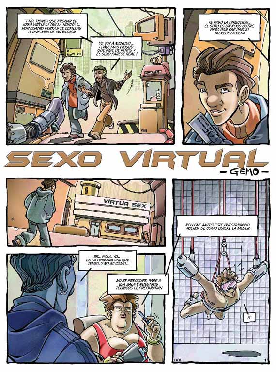 El Jueves - Pencomix - by Gemo - Sexo Virtual - Spanish page 1 full