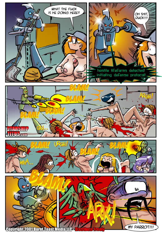 Starship Titus #1 - Here Cums Captain Blarney page 11 full