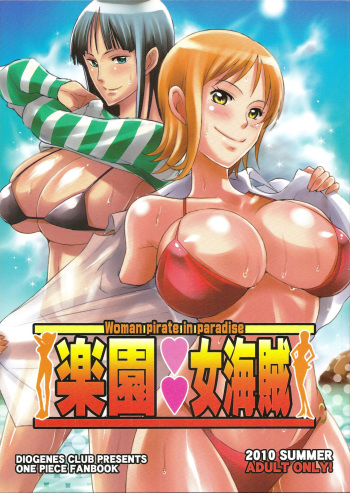 (C78) [Diogenes Club (Haikawa Hemlen)] Rakuen Onna Kaizoku - Woman Pirate in Paradise (One Piece) [French] [HentaiFR] cover