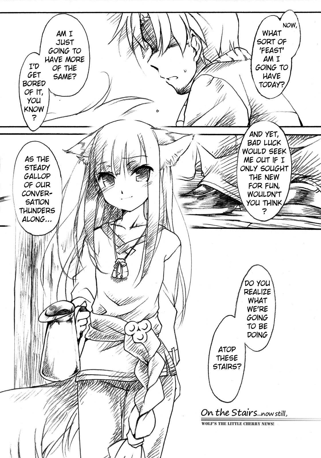 Ookami no Chotto H na Hanashi    ==Strange Companions== page 3 full