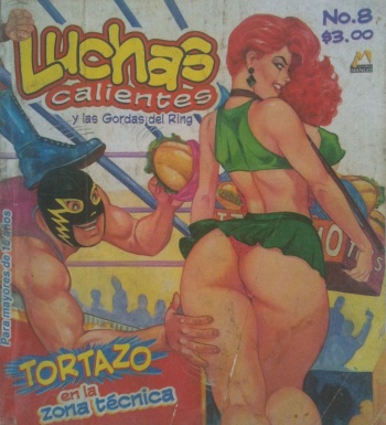 Luchas Calientes #8 cover