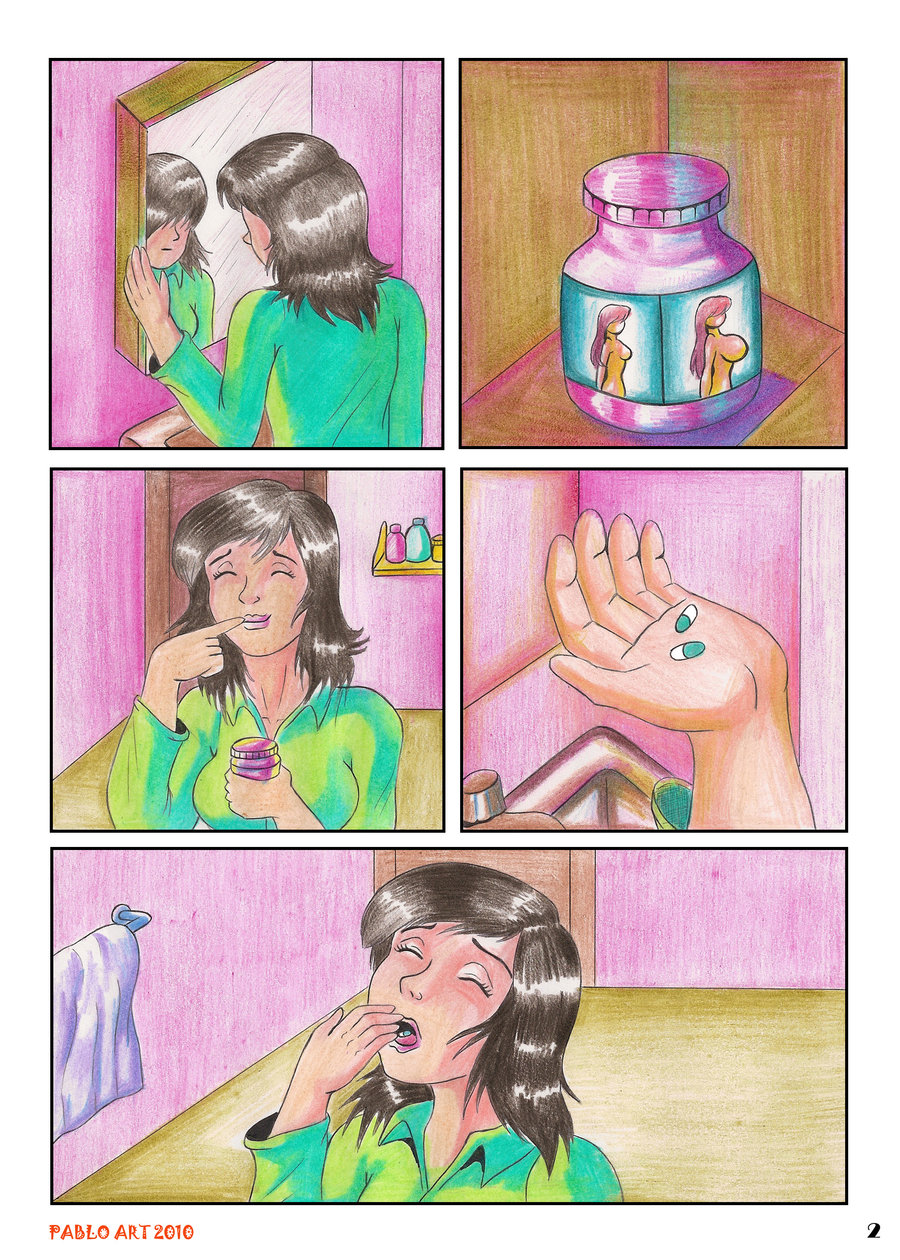 Choupper - Breast Expansion Comic page 2 full