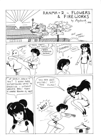 [Fogbank] Flowers and Fireworks (Ranma 1/2) cover