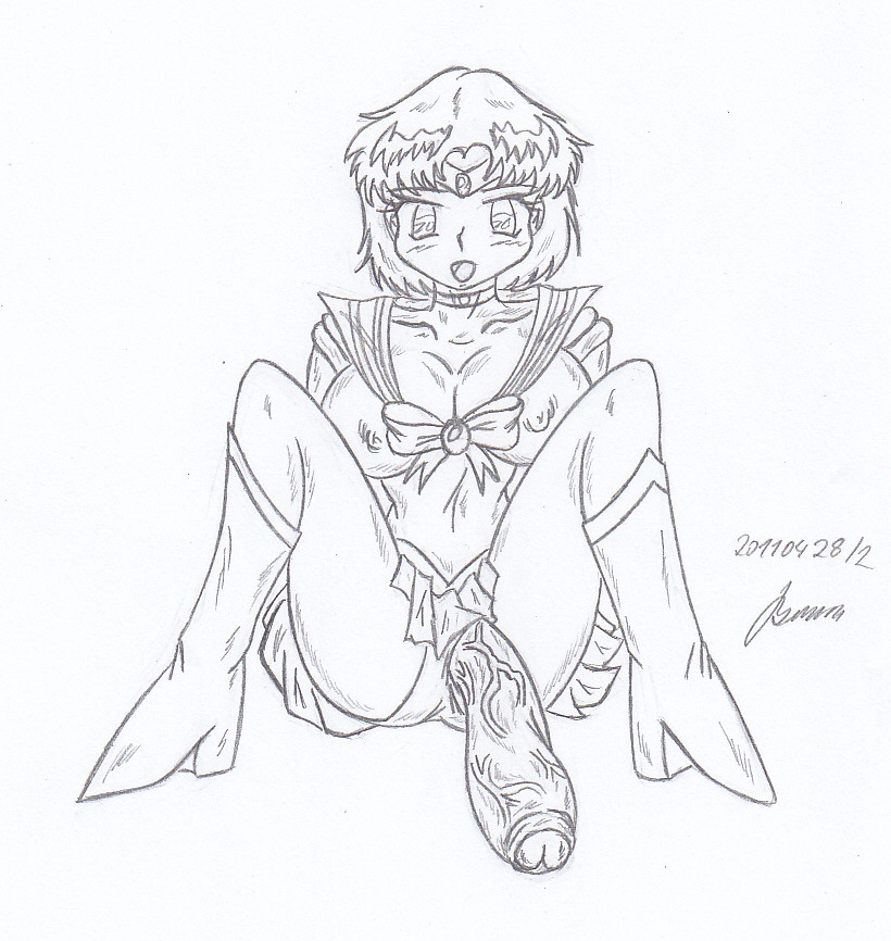 My miny Sailor Mercury Sketches work_1 page 4 full