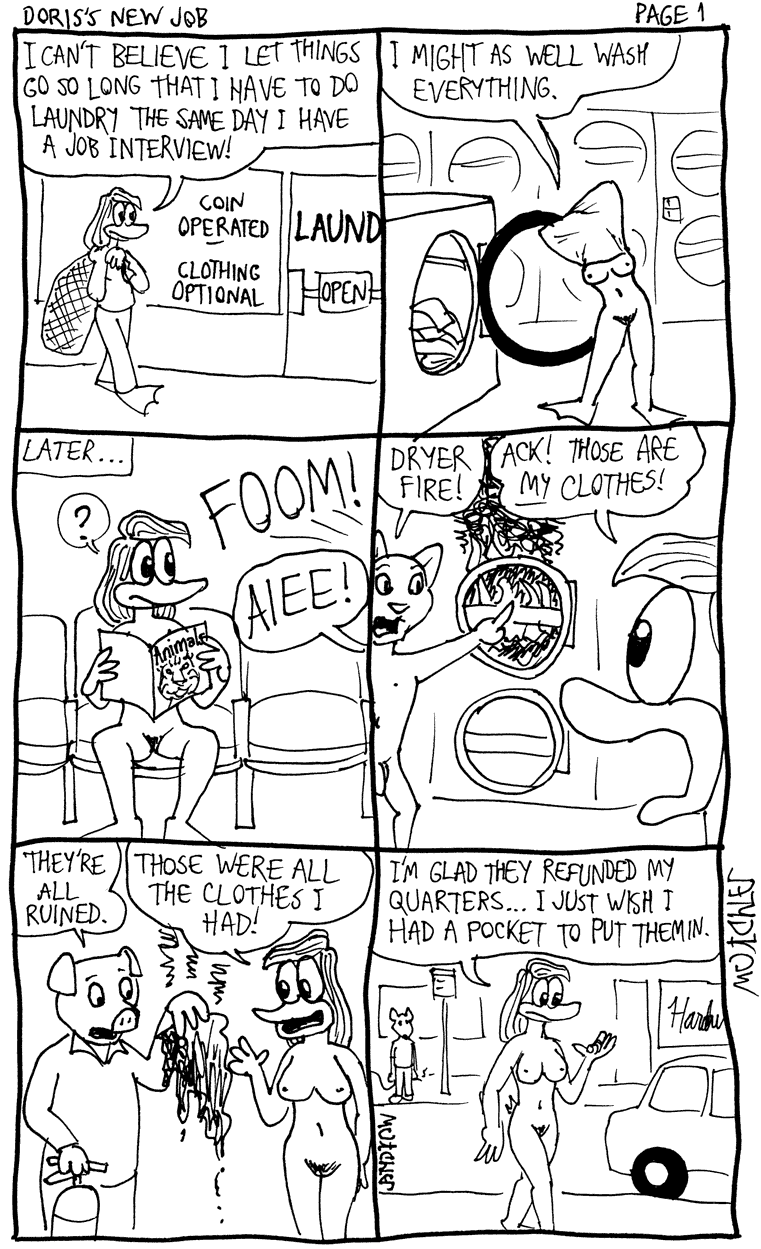 Doris's New Job page 1 full