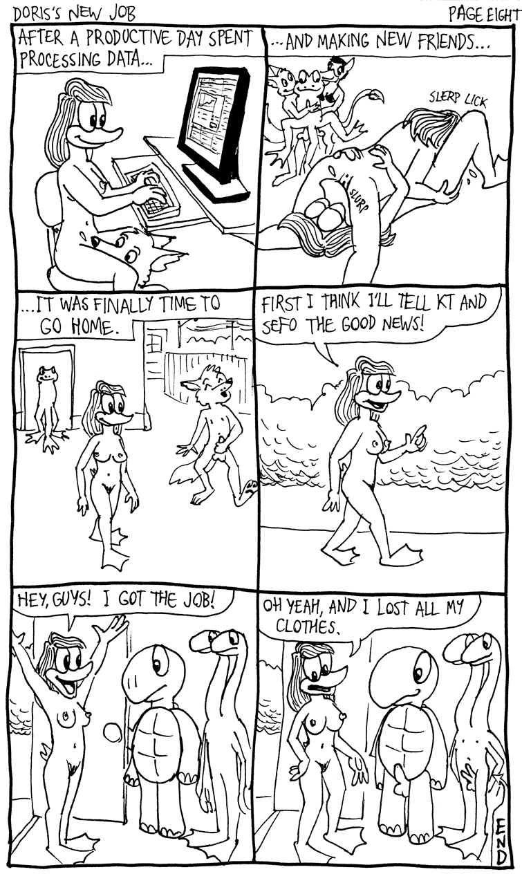 Doris's New Job page 8 full