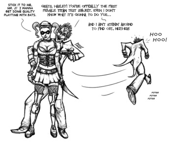 [CandideTF] This is Your Harley on Titan (Batman) cover
