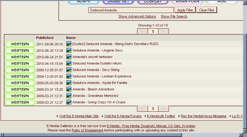 Seduced Amanda - A Serious Bet page 1 full