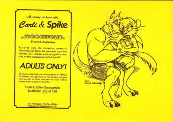 [Eric W. Schwartz] An Evening At Home With Carli And Spike cover