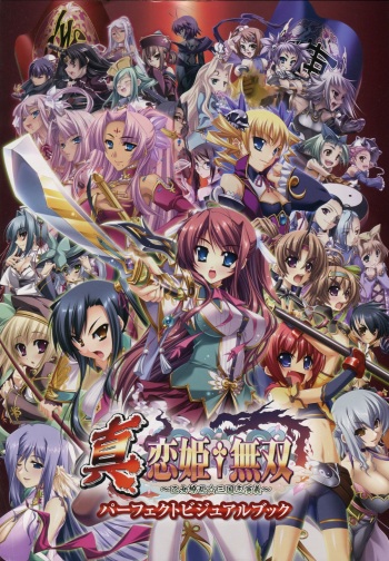 [Baseson] Shin-Koihime Musou Otome Ryouran Sangokushi Engi Perfect Visual Book cover
