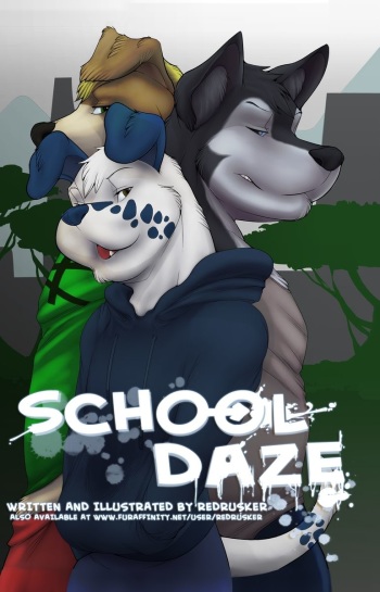 Adam Wan Furry Dog Porn - School Daze by RedRusker + Lapping the Competition by Adam Wan - Comic Porn  XXX